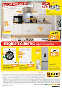 Waschmaschine im aktuellen Sconto SB Prospekt (Dresden) Waschmaschine im Sconto SB Prospekt "SSV - SOMMER SPAR VERKAUF" mit 8 Seiten (Dresden)