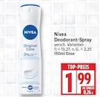 Deodorant-Spray von Nivea für 1,99 € bei EDEKA im Angebot Deodorant-Spray von Nivea im aktuellen EDEKA Prospekt