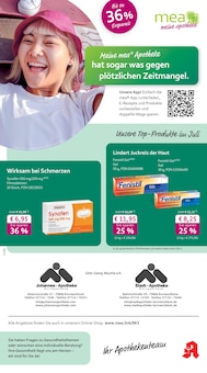 Aktueller mea - meine apotheke Prospekt "Unsere Juli-Angebote" für Kornwestheim Aktueller mea - meine apotheke Prospekt für Kornwestheim mit Seiten