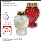 Herzgrablicht Rot bei GLOBUS im Neustadt Prospekt für 3,29 €