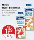 Frucht-Buttermilch Erdbeere von Milram im aktuellen V-Markt Prospekt für 1,29 €