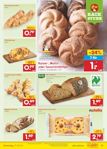 Nutella im Netto Marken-Discount Prospekt "Aktuelle Angebote" mit 59 Seiten (Erkelenz)