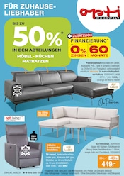 Opti-Wohnwelt Möbel & Einrichtung Prospekt der aktuellen Woche mit 48 Seiten, gültig von 02.04.2026 bis 18.04.2026, in Waltershausen und Umgebung Aktueller Opti-Wohnwelt Möbel & Einrichtung Prospekt in Waltershausen und Umgebung, "Für Zuhause-Liebhaber" mit 48 Seiten, 02.04.2026 - 18.04.2026