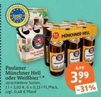 Münchner Hell oder Weißbier von Paulaner im aktuellen tegut Prospekt für 3,99 €