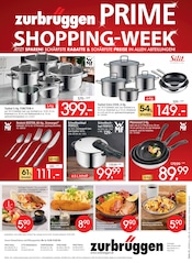Bratpfanne im Zurbrüggen Prospekt in Bad Oeynhausen Aktueller Zurbrüggen Prospekt mit Bratpfanne, "PRIME SHOPPING WEEK", Seite 42