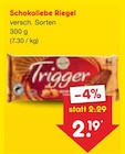Aktuelles Schokoliebe Riegel Angebot bei Netto Marken-Discount in Chemnitz ab 2,19 €