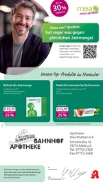 mea - meine apotheke Apotheken Prospekt der aktuellen Woche mit 4 Seiten, gültig von 01.11.2025 bis 30.11.2025, in Dogern und Umgebung Aktueller mea - meine apotheke Apotheken Prospekt in Dogern und Umgebung, "Unsere November-Angebote" mit 4 Seiten, 01.11.2025 - 30.11.2025