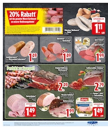 EDEKA Streichwurst im Prospekt 