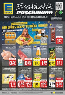 EDEKA Prospekt der Woche "Aktuelle Angebote" Seite 1, 16.02.2026 bis 21.02.2026 für Mülheim Aktueller EDEKA Prospekt "Aktuelle Angebote" Seite 1 von 26 Seiten für Mülheim