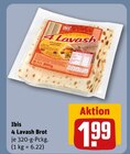 4 Lavash Brot Angebote von Ibis bei REWE Wunstorf für 1,99 €