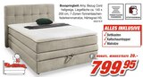 Boxspringbett Amy für 799,95 € bei Möbel AS im Angebot Boxspringbett Amy im aktuellen Möbel AS Prospekt