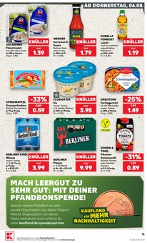 Bier im aktuellen Kaufland Prospekt (Eberswalde) Bier im Kaufland Prospekt "Hier bin ich richtig" mit 58 Seiten (Eberswalde)