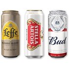 SUR TOUTES LES CANETTES 50 CL - BUD, CORONA, KWAK, HOEGAARDEN, LEFFE, STELLA ARTOIS ET TRIPEL KARMELIET en promo chez Carrefour Market Béziers