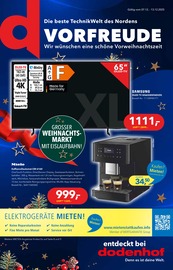 Aktueller dodenhof TechnikWelt Prospekt mit Fernseher, "Top Angebote", Seite 1