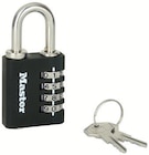 Cadenas à combinaison avec clé de secours - MASTER LOCK en promo chez Espace Emeraude Brest à 13,90 €