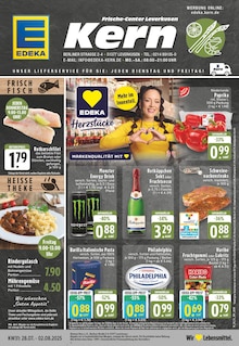 EDEKA Prospekt der Woche "Aktuelle Angebote" Seite 1, 28.07.2025 bis 02.08.2025 für Leverkusen Aktueller EDEKA Prospekt "Aktuelle Angebote" Seite 1 von 24 Seiten für Leverkusen