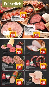 Wurst im aktuellen REWE Prospekt (Essen) Wurst im REWE Prospekt "Dein Markt" mit 30 Seiten (Essen)