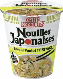 Géant Casino Liergues - Cup Nouilles Japonaises saveur Poulet Teriyaki Promo Cup Nouilles Japonaises saveur Poulet Teriyaki dans le catalogue Géant Casino "Les 366 jours les + promo de France" à Liergues