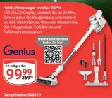 Aktuelles Hand-/Akkusauger Invictus X4Pro Angebot bei GLOBUS in Salzgitter ab 99,99 €