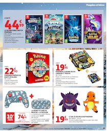 Prix et réduction Nintendo Switch dans le prospectus Auchan Hypermarché en cours Offre Nintendo Switch dans le catalogue Auchan Hypermarché du moment à la page 61