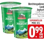 Fettarmer Joghurt Angebote von Berchtesgadener Land bei EDEKA Landshut für 0,99 €