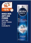 Anti-Age Power Creme im Angebot bei Müller in Bruchsal Anti-Age Power Creme Angebote von NIVEA MEN bei Müller Bruchsal für 16,99 €