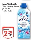 Weichspüler im Angebot bei GLOBUS in Saarlouis Weichspüler Angebote von Lenor bei GLOBUS Saarlouis für 2,29 €