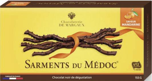 Géant Casino Saint-Vrain - Sarments du Médoc Chocolat Noir Saveur Mandarine Promo Sarments du Médoc Chocolat Noir Saveur Mandarine dans le catalogue Géant Casino Priorité aux promos à Saint-Vrain