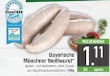 Bayerische Münchner Weißwurst von  im aktuellen EDEKA Prospekt für 1,11 €