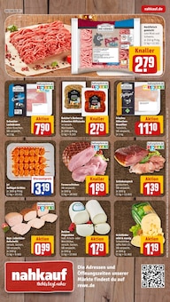 Hackfleisch im aktuellen nahkauf Prospekt (Mannheim) Hackfleisch im nahkauf Prospekt "nichts liegt näher" mit 8 Seiten (Mannheim)