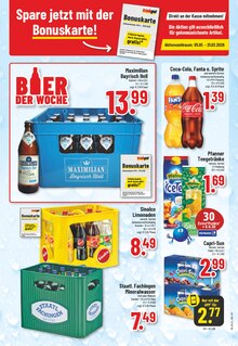 Coca Cola im EDEKA Prospekt "Aktuelle Angebote" mit 26 Seiten (Erftstadt)