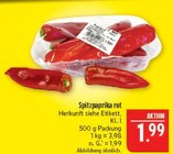 Spitzpaprika rot im Angebot bei Marktkauf in Schweinfurt Spitzpaprika rot Angebote bei Marktkauf Schweinfurt für 1,99 €