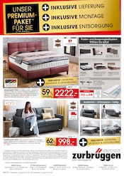 Aktueller Zurbrüggen Prospekt mit Bett, "POLSTER- & BOXSPRINGBETTEN TAUSCHAKTION", Seite 4