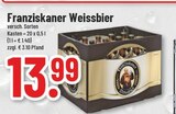 Weissbier im Angebot bei Marktkauf in Beckum Weissbier Angebote von Franziskaner bei Marktkauf Beckum für 13,99 €