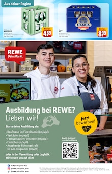 Wasser im REWE Prospekt "Dein Markt" mit 35 Seiten (Moers)