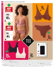 Soutien-Gorge Angebote im Prospekt "Les basiques c'est nous. La vie qui va avec, c'est vous." von Carrefour auf Seite 12