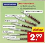 Messersortiment Angebote bei Netto Marken-Discount Troisdorf für 2,99 €