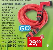 Schlauch 'YoYo Go' bei BAUHAUS in Neunkirchen Schlauch 'YoYo Go' im Angebot bei BAUHAUS Neunkirchen für 29,90 €