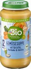 Aktuelles dm-Bio Gemüsesuppe, ab dem 12.Monat, 250g, Demeter Angebot bei dm-drogerie markt in Wuppertal ab 1,35 €