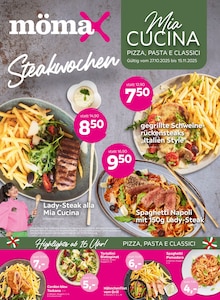 Aktueller mömax Mannheim Prospekt mömax Mannheim Prospekt "Mia Cucina - Steakwochen" mit 2 Seiten