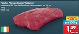 Aktuelles Falsches Filet vom Irischen Weiderind Angebot bei Netto Marken-Discount in Lübeck ab 1,39 €