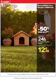 Offre Fleurs Artificielles dans le catalogue Carrefour du moment à la page 85