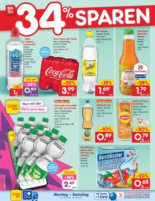 Coca Cola im Netto Marken-Discount Prospekt "Aktuelle Angebote" mit 71 Seiten (Bremen)