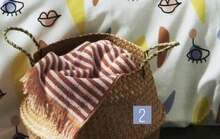 Géant Casino La Patte d'Oie - Panière pop up naturel rose Promo Panière pop up naturel rose dans le catalogue Géant Casino Les belles inspirations maison à La Patte d'Oie