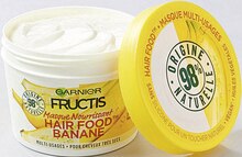 Cosmétiques - GARNIER dans le catalogue Casino Supermarchés Masque Nourrissant Fructis Hair Food Banane - GARNIER à 8,73 € en promo chez Casino Supermarchés