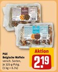 Belgische Waffeln Angebote von P&E bei REWE Fürth für 2,19 €