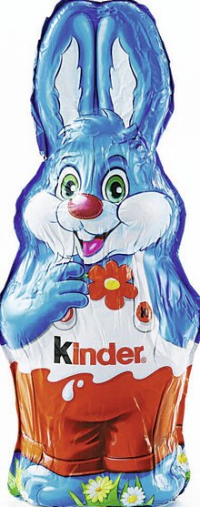 Lapin Chocolat KINDER - Casino Supermarchés à Montreuil Lapin Chocolat KINDER en promo chez Casino Supermarchés Montreuil à 2,84 €