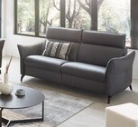 Aktuelles Leder-Sofa 2,5-sitzig Angebot bei Möbelzentrum Pforzheim in Karlsruhe ab 449,00 €