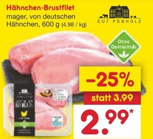 Hähnchen-Brustfilet bei Netto Marken-Discount in Erkrath Hähnchen-Brustfilet im Angebot bei Netto Marken-Discount Erkrath für 2,99 €