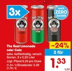 The Real Limonade im Angebot bei Netto Marken-Discount in Schwalbach The Real Limonade Angebote bei Netto Marken-Discount Schwalbach für 0,59 €